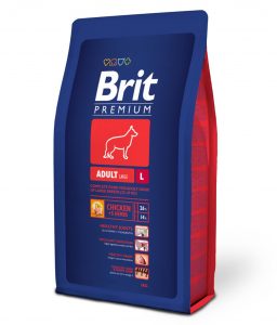 Hrana uscata pentru caini, Brit Premium Dry, Adult L, 15 Kg
